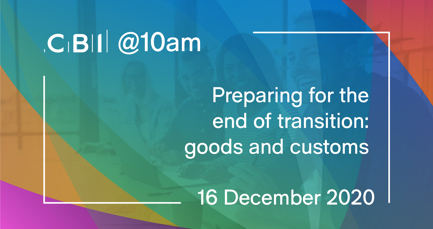 CBI @10am: Preparing for the end of transition: goods and customs