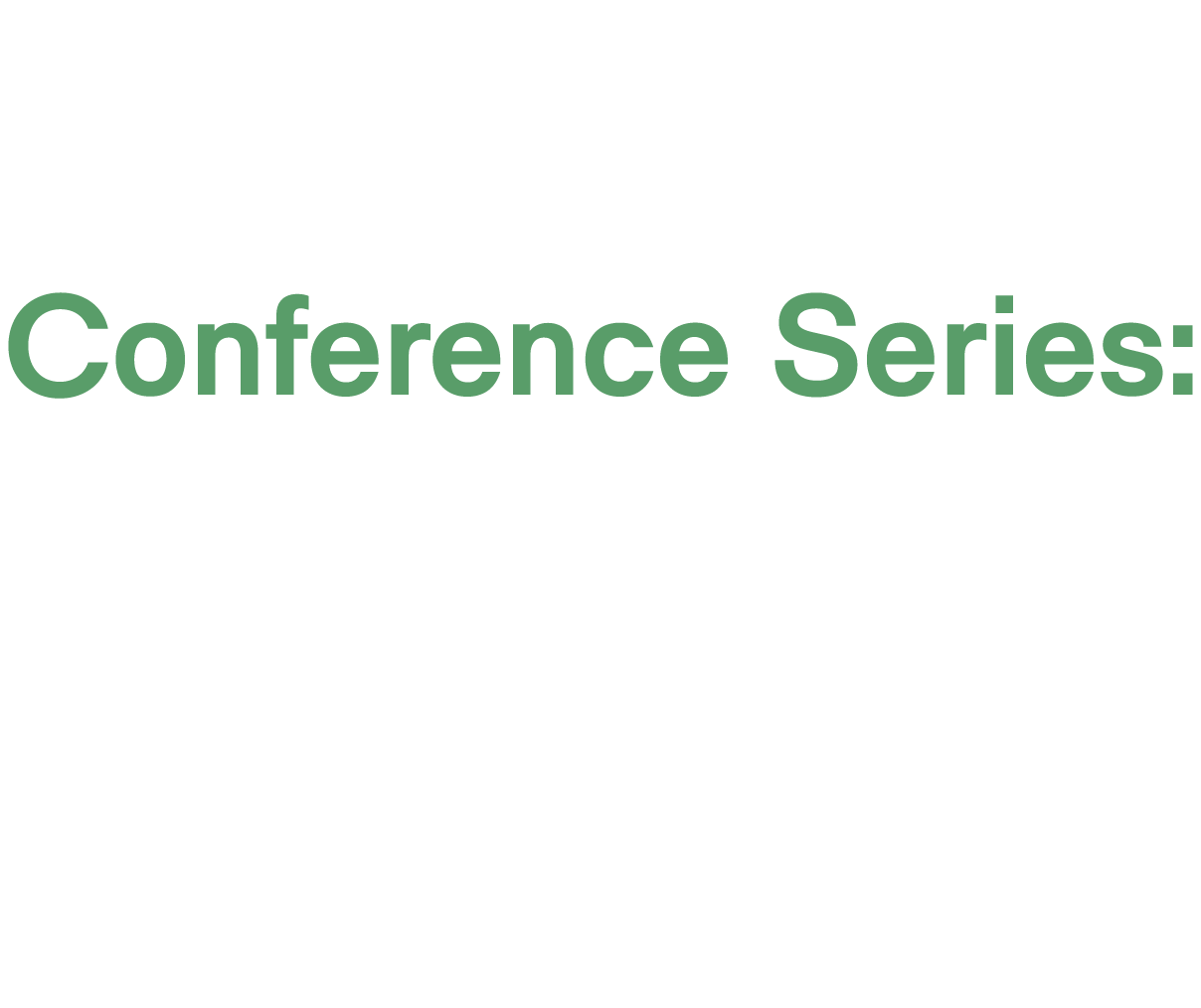 Conference Series: Urban Revival