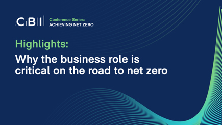 Why the business role is critical on the path to net zero